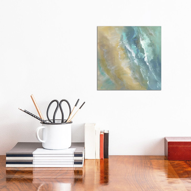 Aerial Coast IV 1 Piece Wrapped Canvas Painting, 30.48cm H x 30.48cm W x 1.91cm D