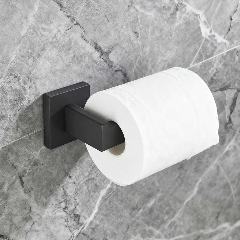 5 - Piece Bathroom Hardware Set, Black