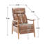 Fauteuil d'appoint moderne avec cadre en bois et fauteuil moderne-1837841064
