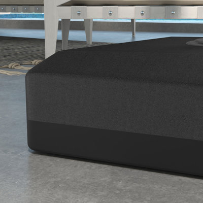 84d-110v02 Cantilever Umbrella Base, 330 Lbs. Heavy Duty, With Adjustable Foot Pads, Lift Wheel, Black Base Capacity For Outdoor Use,
