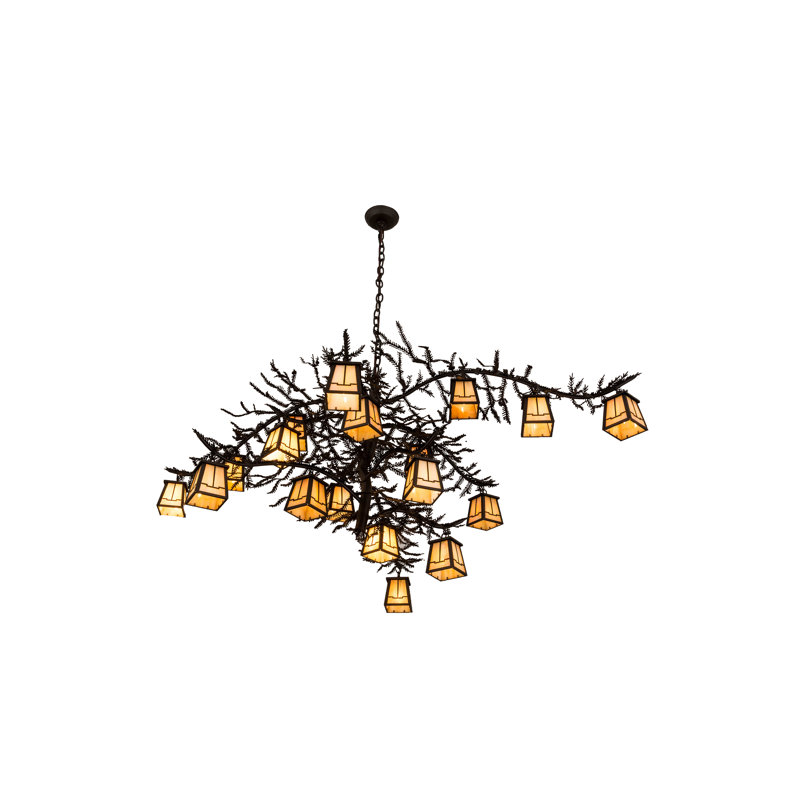 Rustic Lodge 18 - Light Chandelier