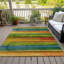 Machine Washable Indoor/Outdoor Xhevrie Green Rug-112168751