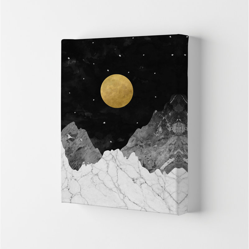 Moon And Stars - Print, No Framed, 84cm H x 60cm W x 1cm D