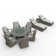 Algird 8 - Person Patio Conversation Sets with Cushions