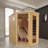 1 Person Far Infrared Red Cedar Wooden Indoor Sauna Room With Recliner