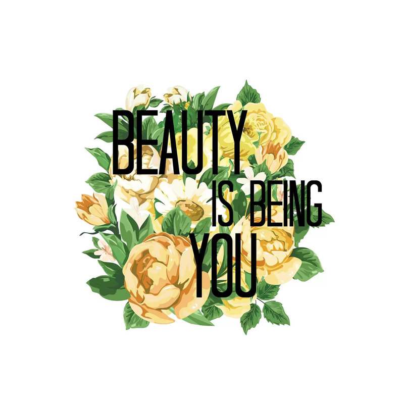 Beauty Is Being You III by Julia Di Sano - 1 Piece Wrapped Canvas Wall Art, 45.72cm H x 45.72cm W