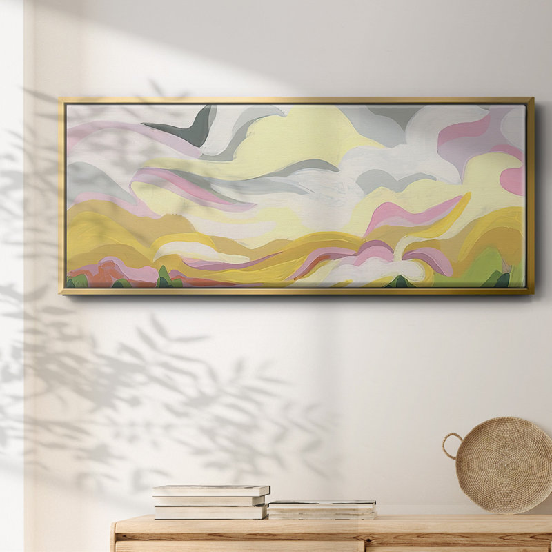 «Vallery Swirl II», toile encadrée, H 20 po x l 50 po