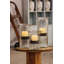  Cylindre de bougie en verre original avec insert rustique - grand-32554941