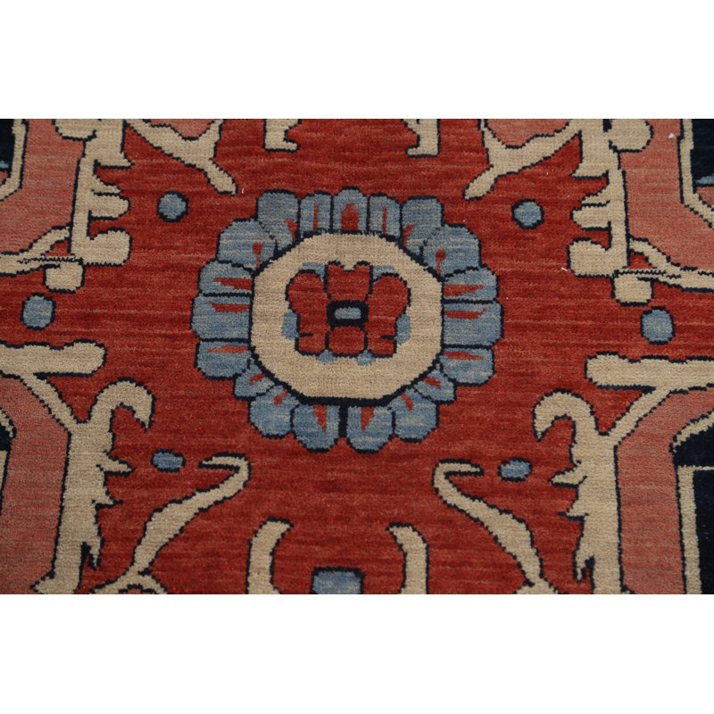 One-of-a-Kind 9'9" X 13' New Age Wool Area Rug in