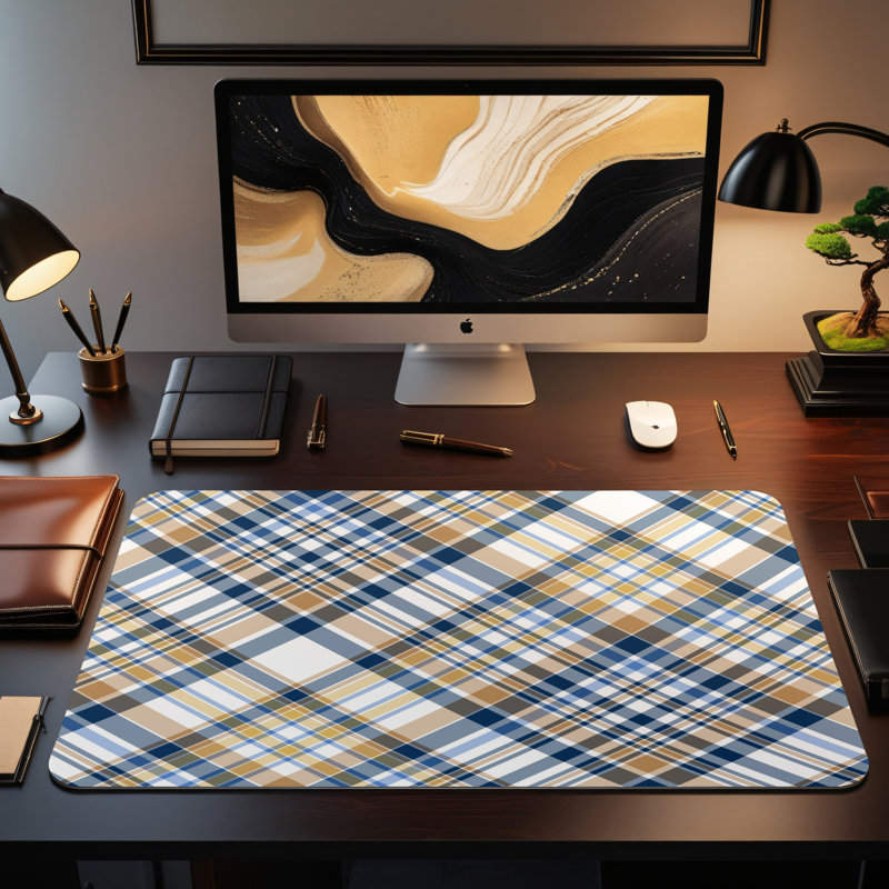 Polyester Desk Pad, 14.4x12.1