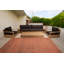 Pacific Outdoor 4 - Piece Teak Conversation Set with Sunbrella Cushions-378149489-399925462