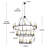 Lailie 36 - Light Dimmable Chandelier Large Foyer Lighting Fixtures Chandelier for High Ceilings 3 Tier Chandelier for Living Room