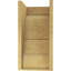 Bois de cèdre brut Asheboro, grain de bois TimberThane Corbel, apprêté brun clair-88289136