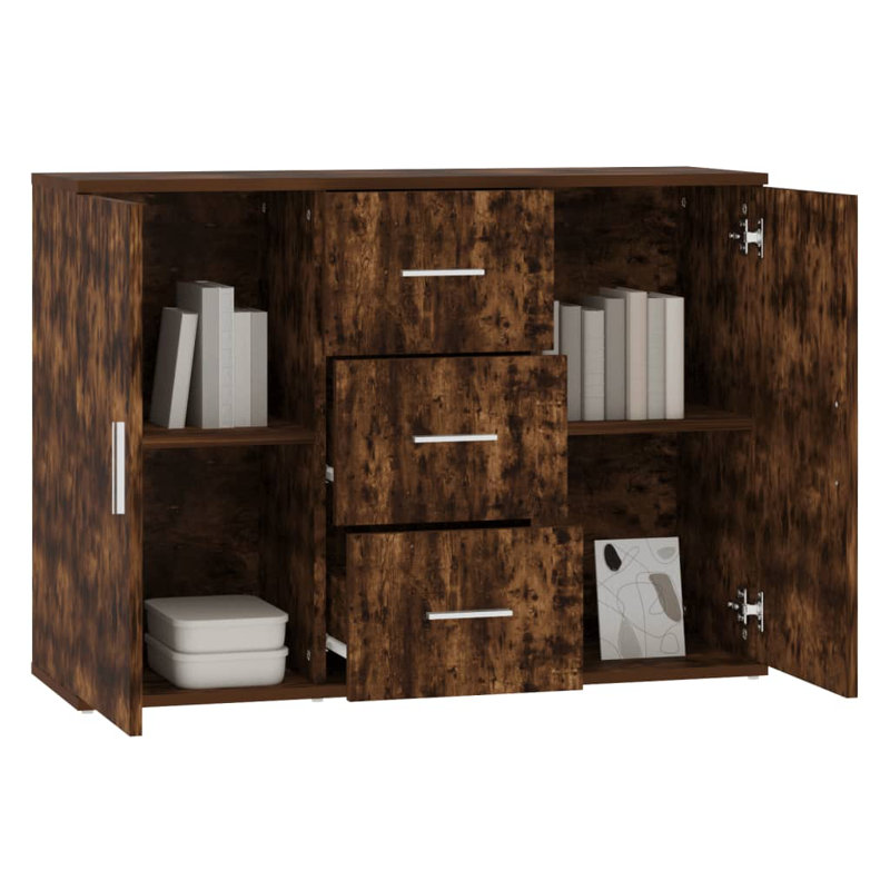 Lovice 91cm Sideboard, Smoked Oak