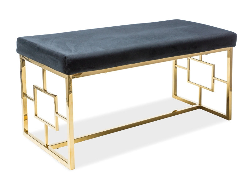 Cruise Velvet Upholstered Bench