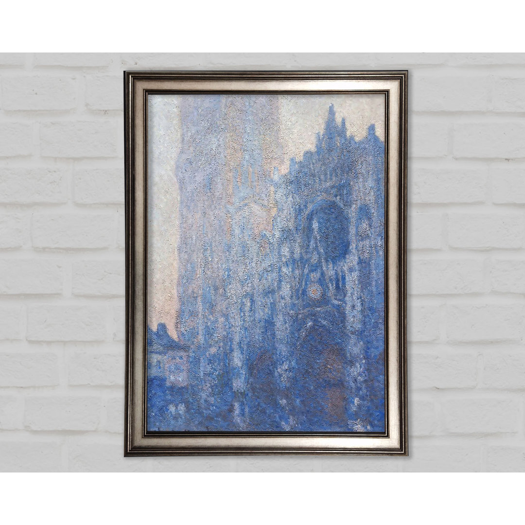 Monet Fassade der Kathedrale von Rouen Gerahmter Druck