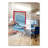 DURAFRAME Sign Holder, 8 1/2" X 11", Red Frame, 2/Pack