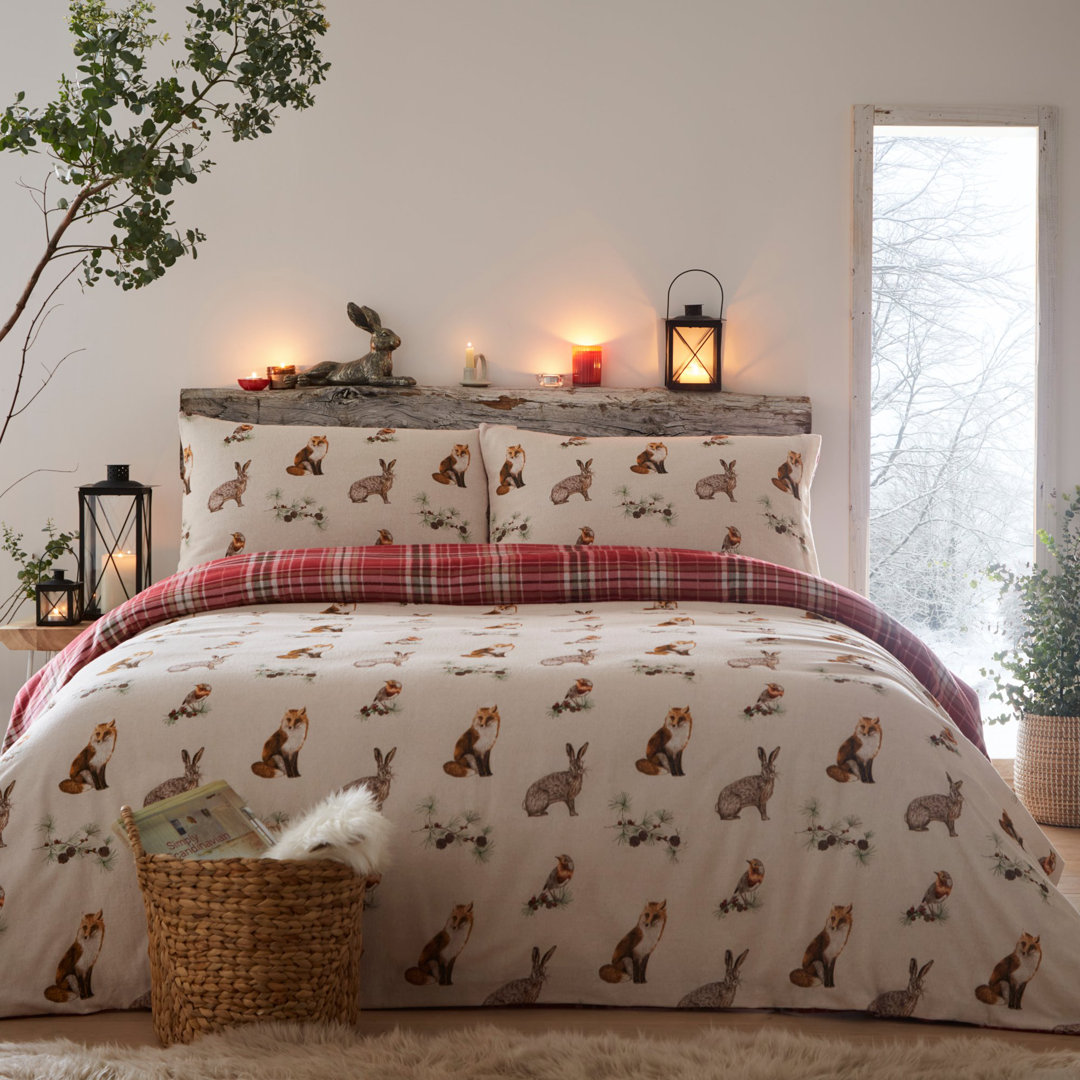 Derwent Check Cotton Duvet Set