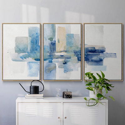 Soft Skyline I - Toile encadrée multi-pièces