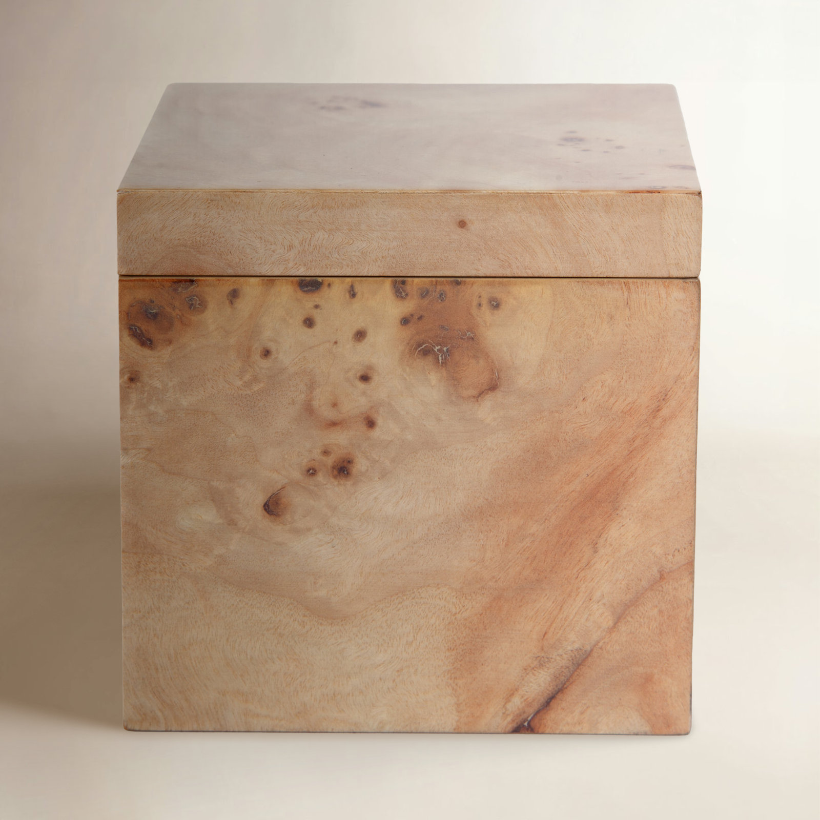 Duras Wood Bathroom Storage Container
