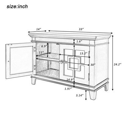 Claiborn 33'' Sideboard