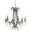 Bella 6 - Light Candle Style Empire Chandelier