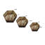Ensemble de pots à fleurs hexagonaux 3 pièces Karyn-1631279752
