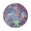 Sous-verres ronds en cuir impressionniste Passiflora-119015397