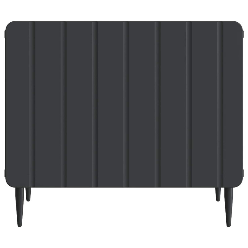 Coffee Table with Storage, Black, 42cm H x 50cm L x 49cm W