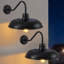 Lampe solaire extérieure de 12,25 pouces W pour grange, allumage automatique du crépuscule à l'aube-1828391098