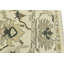 Tapis oriental crème Oushak Chobi 10 x 14 à motif floral crème