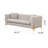 Moorehead 84.25" Boucle Fabric Sofa-93390104