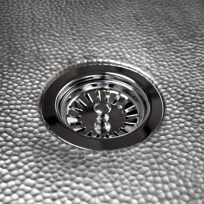 Cocina Undermount Kitchen Sink, Brushed Nickel, 10.5" H x 33" L x 21" W