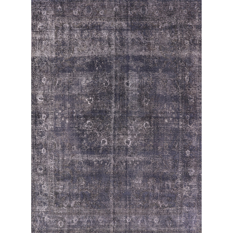 Tapis oriental gris foncé Rokas, Rectangle de 3 pi x 5 pi