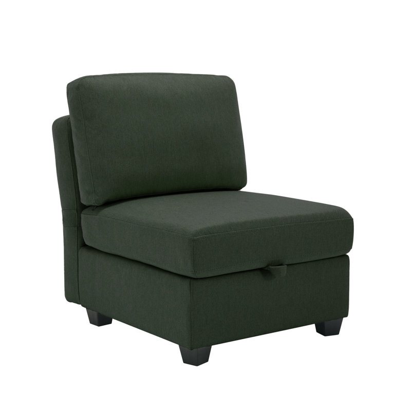 Modern Sofapalmilla Armless Sofa -, Green