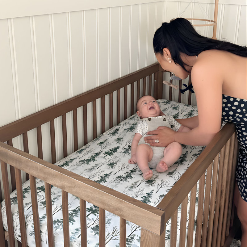 Soho 3-in-1 Convertible Crib, Walnut