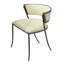 Chaise d'appoint en cuir fleur 23 po Nevado