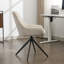 Chaise de bureau en lin Loklun-349842862
