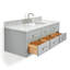 Ensemble de meuble-lavabo mural simple 55 po Ceinture-1976884744-1976884747