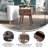 Amittai Mid-Century Modern Nightstand with Soft Close Storage Drawer