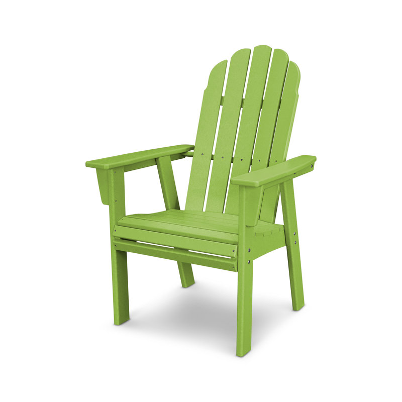 Chaise Adirondack POLYWOOD Vineyard Curveback, Limette