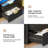 19.7''W Fluted Nightstand with Bluetooth Speaker, RGB Sensor Lights, Wireless Charger-1551193431