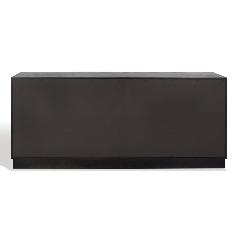 Deirdra 6 - Drawer Dresser, Black
