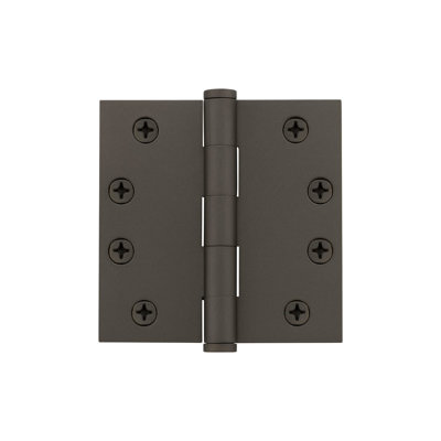 4'' x 4'' Brass Butt Bearing Hinge