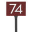 Floating 1-Line Lawn Address Sign-669034588-669038458-659383323