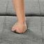 Lit simple escamotable avec repose-pieds et lit d'invité convertible avec matelas