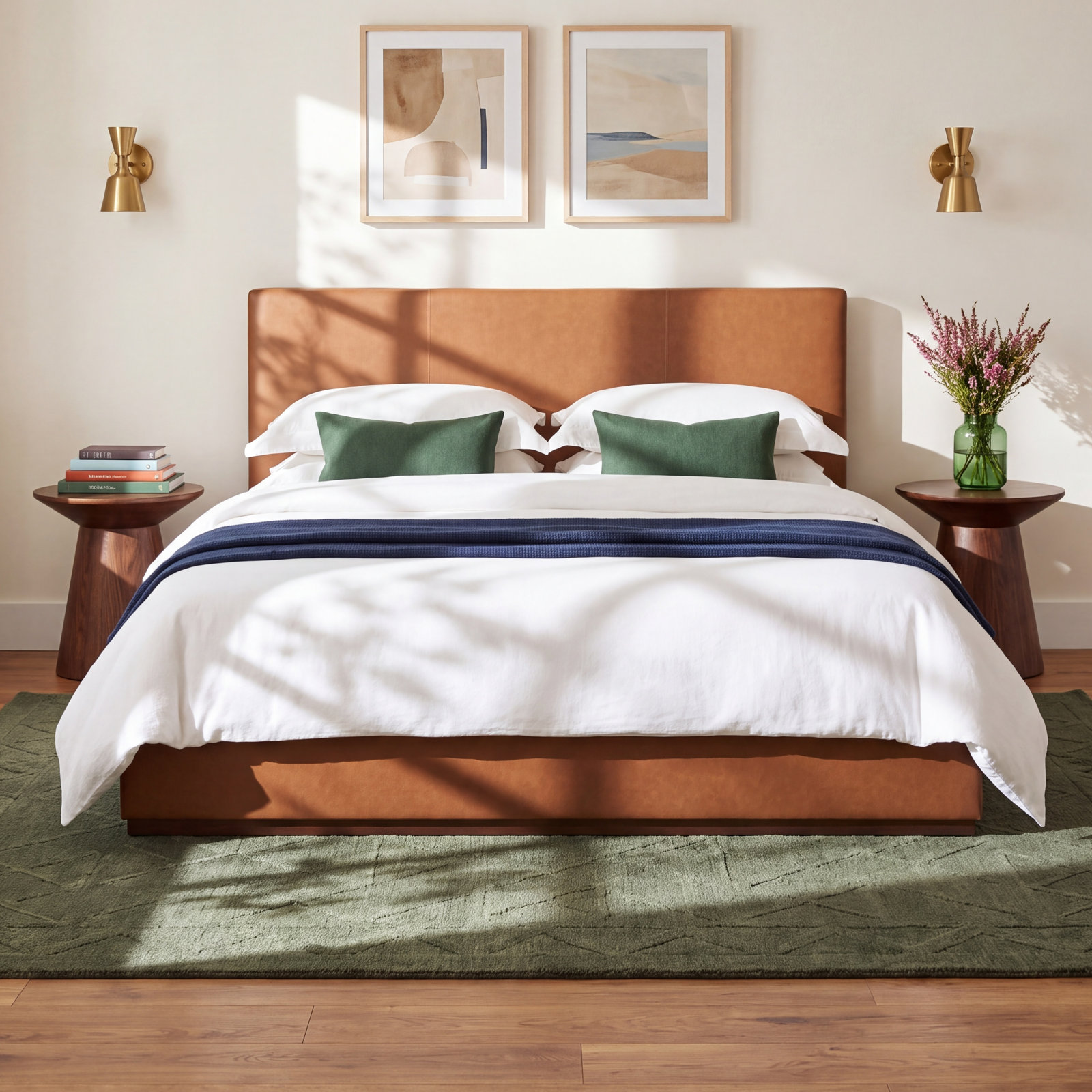 Upholstered Bed, King