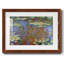 Nymphéas, 1906 - Impression encadrée rustique avec tableau mat-1166034491-1166034489