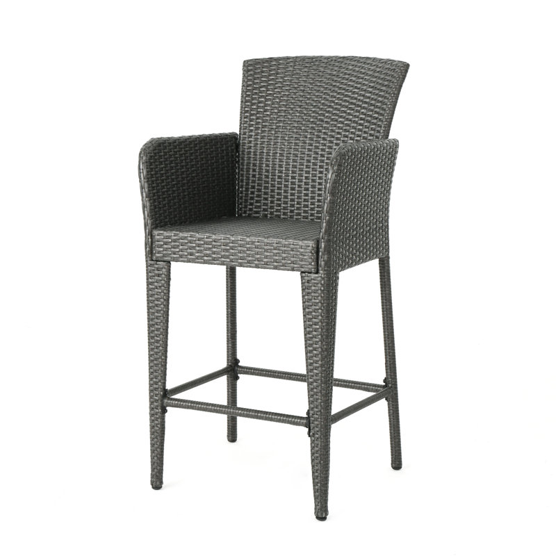 Tabouret de bar 28 po Noah, Gris