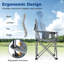 Chaise pliante surdimensionnée pour l'extérieur Gymax-1629906884-1629906880